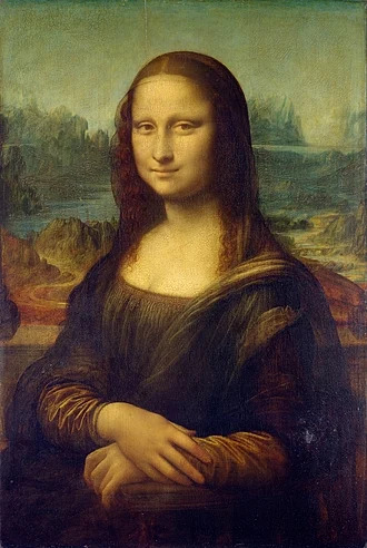 mona lisa full portrait
